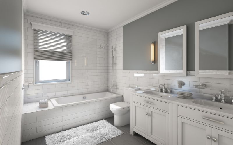 Floating Vanities and Minimalist Fixtures